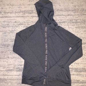 Nike Pro Women’s size small zip up